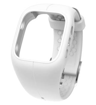 Змінний силіконовий браслет для Polar A300 WHITE — фото 1