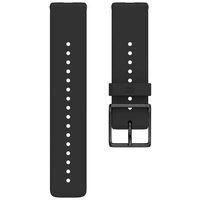Ремінець силіконовий для годинника Polar 20 мм Black M/L
