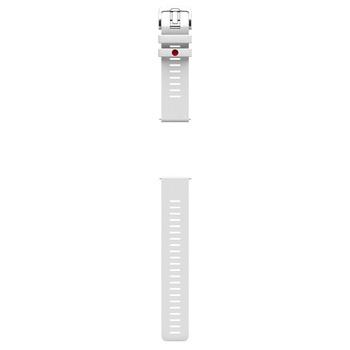 Ремінець силіконовий для годинника Polar 22 мм White S/M — фото 2