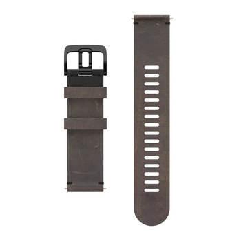 Ремінець шкіряний для годинника Polar 22 мм Braun Leather M/L