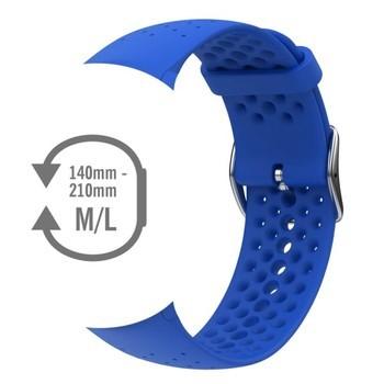 Ремінець силіконовий для годинника Polar 22 мм Blue M/L — фото 2