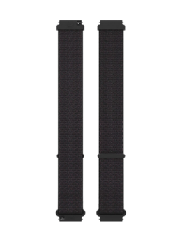 Ремінець нейлоновий для годинника Polar 20 мм Hook & Loop Black ML