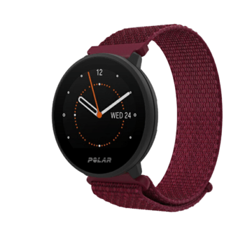 Ремінець нейлоновий для годинника Polar 20 мм Hook & Loop Red SM — фото 2