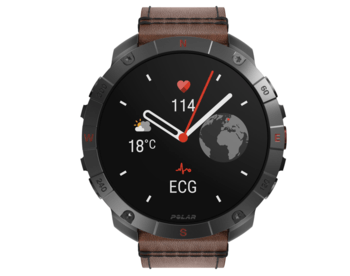 Пульсометр Polar Grit X2 Pro Titan Leather Bronze M/L — фото 3